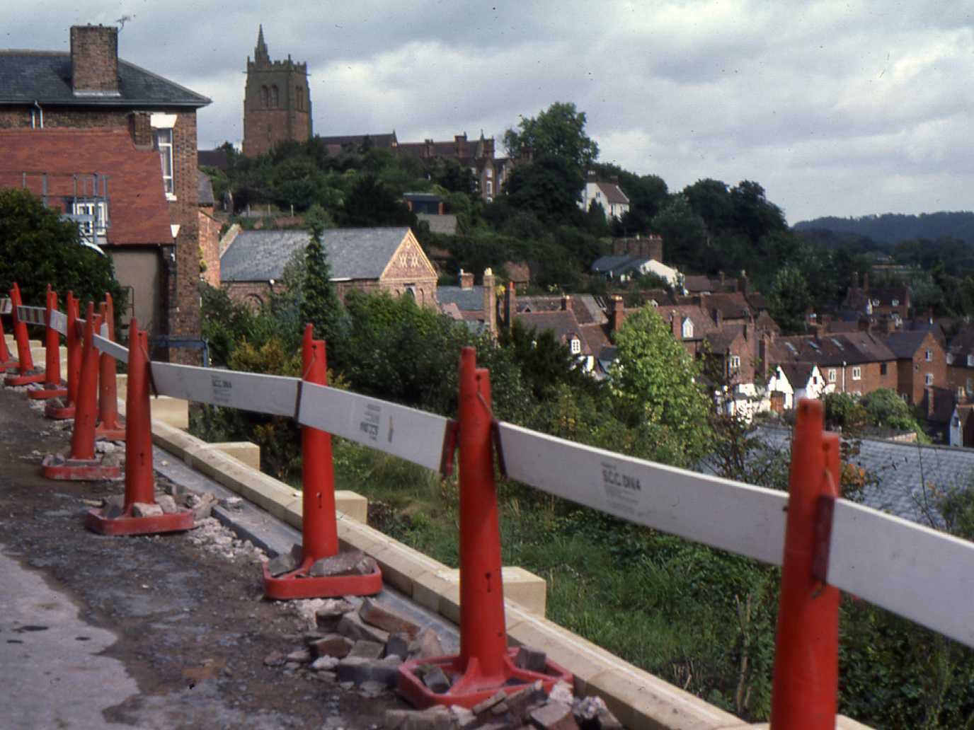 The time a Shropshire town rallied round to replace the railings along its historic walk