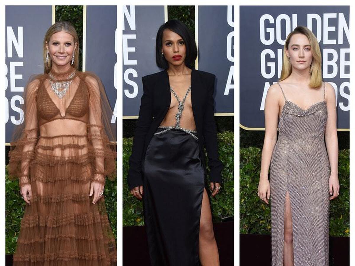 Best dressed stars flash the flesh on Golden Globes red carpet ...