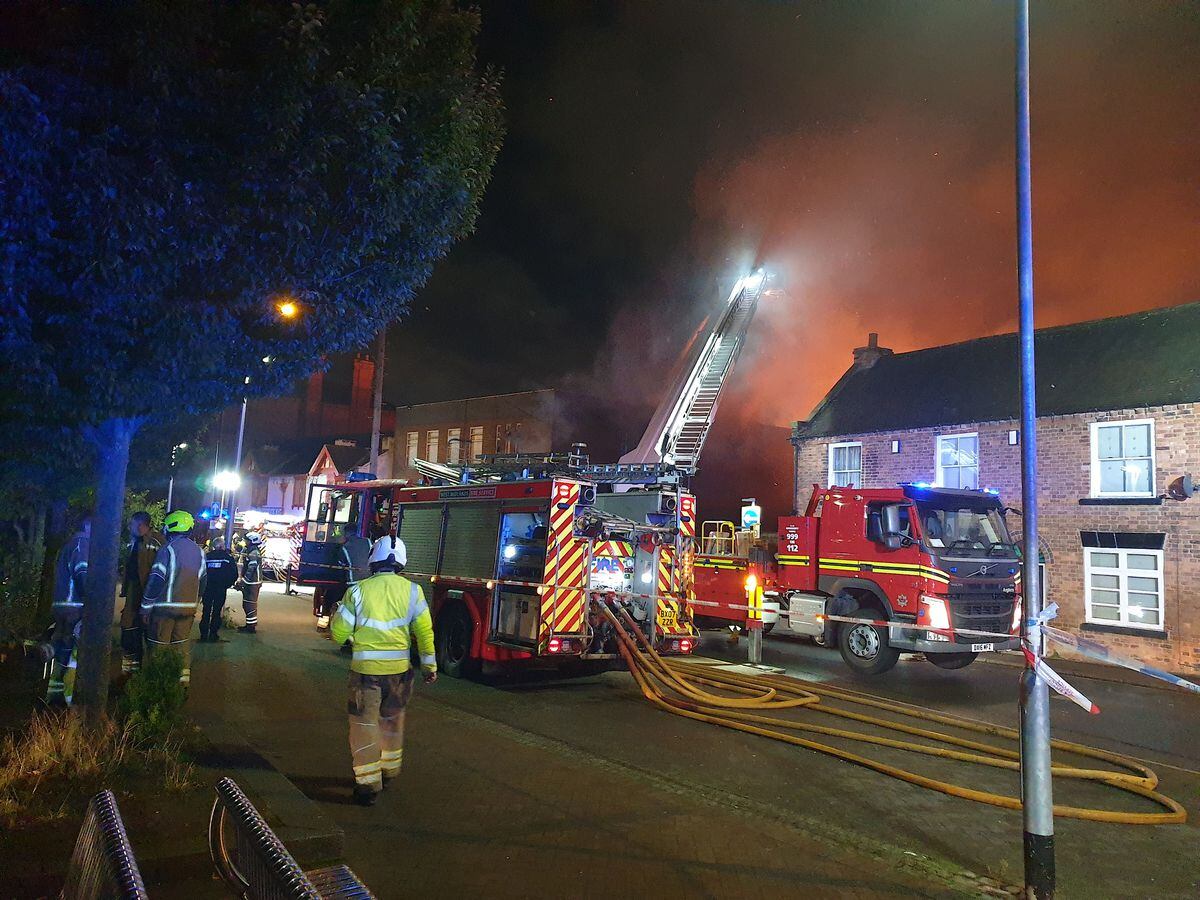 Willenhall fire: People evacuated as large blaze engulfs old laser game ...