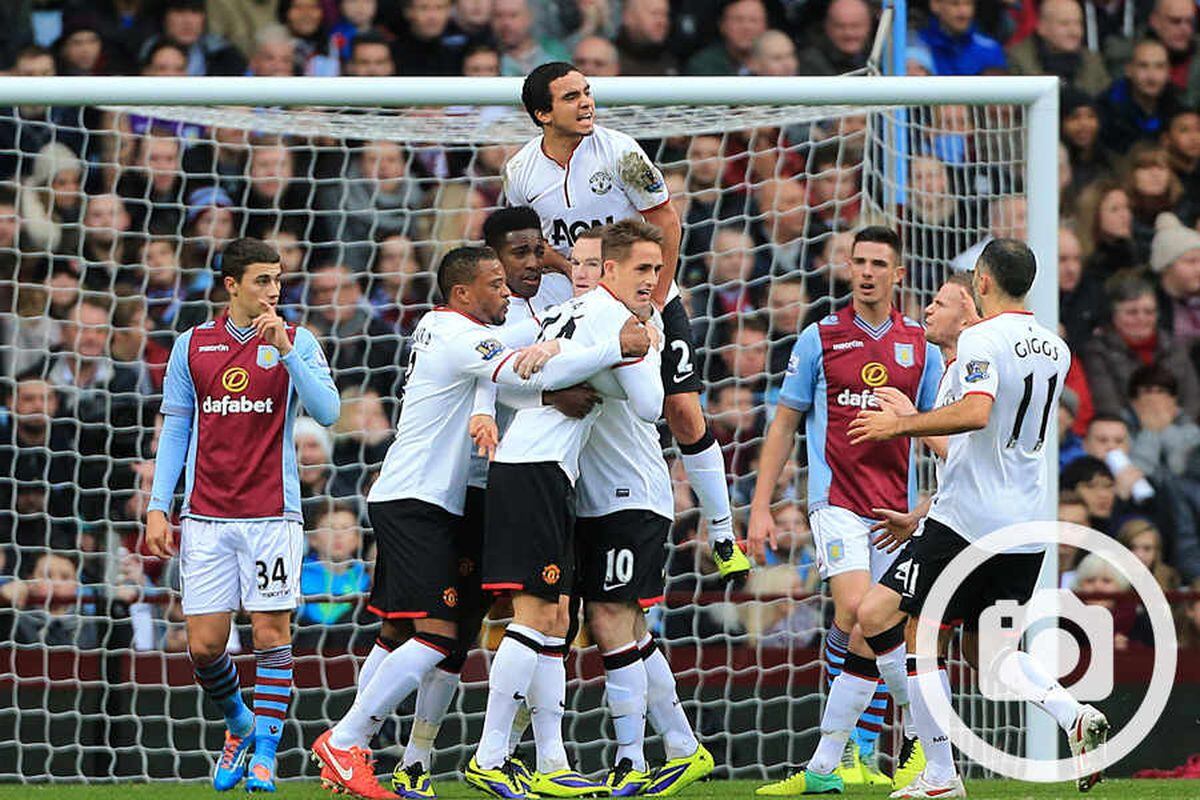 Aston Villa 0 Manchester United 3  Match report and pictures  Express