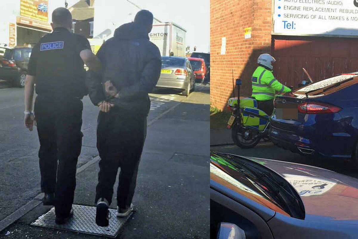 Pictured Suspected Car Thief Arrested After Police Chase In Wolverhampton Express And Star