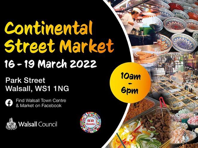Continental street market returns to Walsall this week 