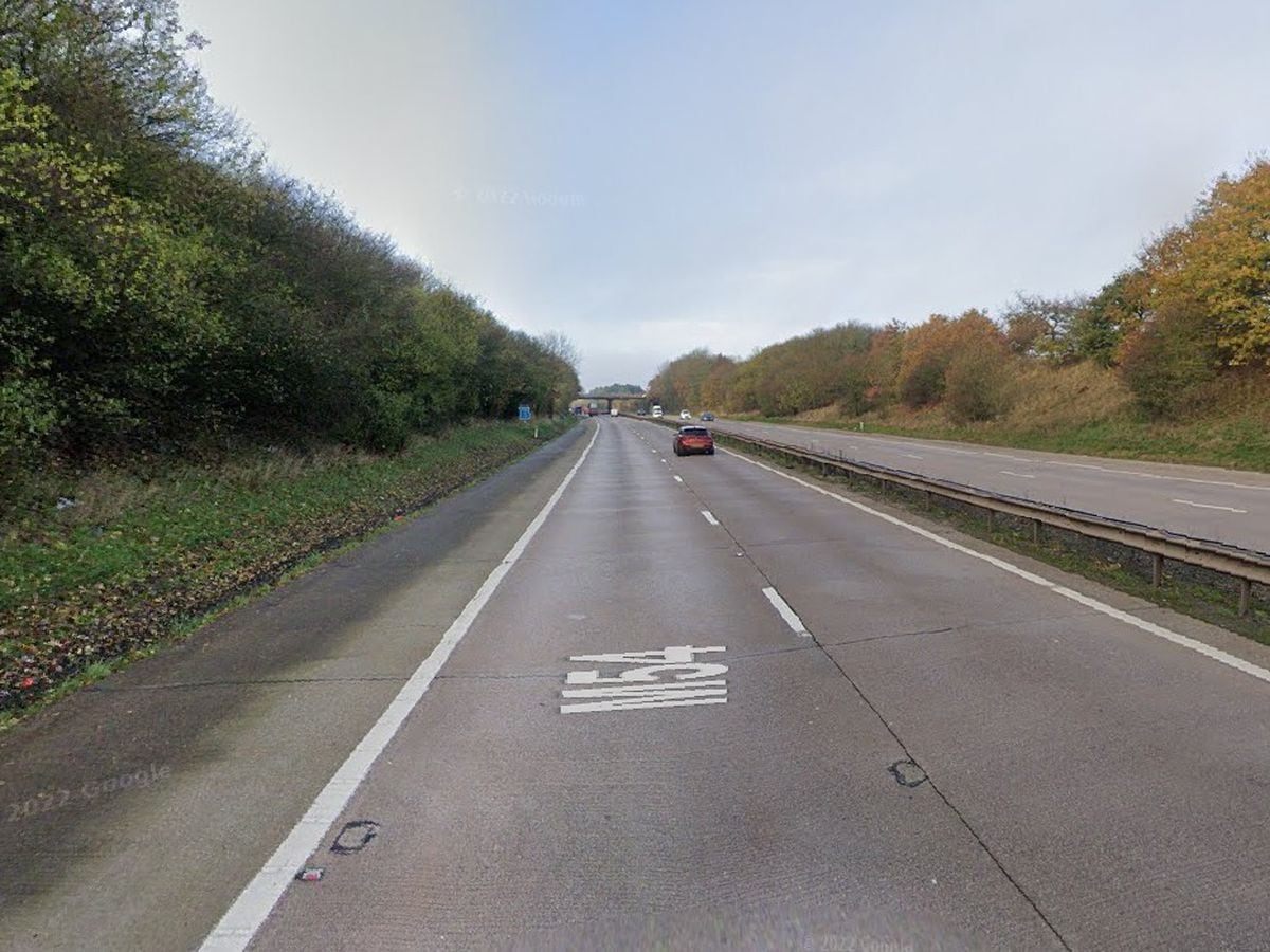 Westbound M54 shut and traffic delayed after collision that left