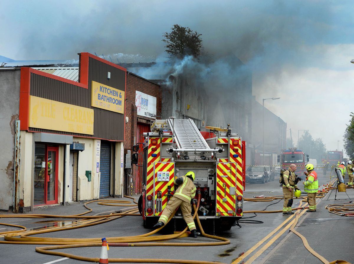 Watching Brief On Fire-hit Smethwick Factory Amid Collapse Fears ...