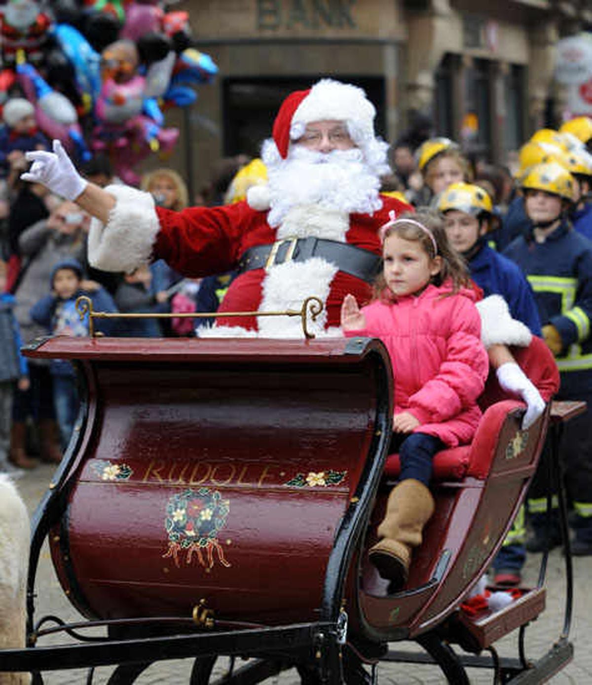 Santa leads Stafford's Christmas parade Express & Star