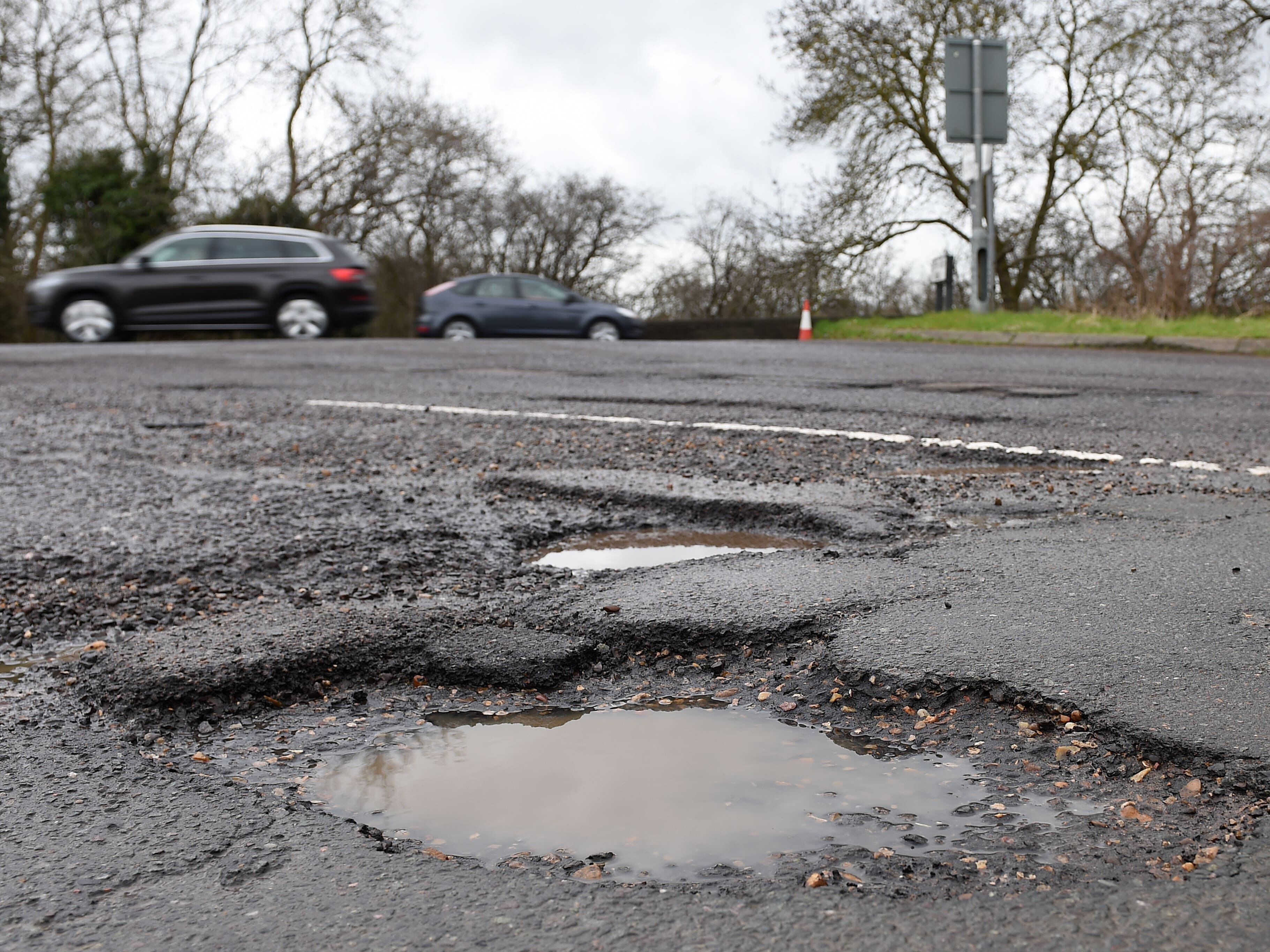 Lib Dems pledge to spend £300m on filling 1.2 million potholes a year