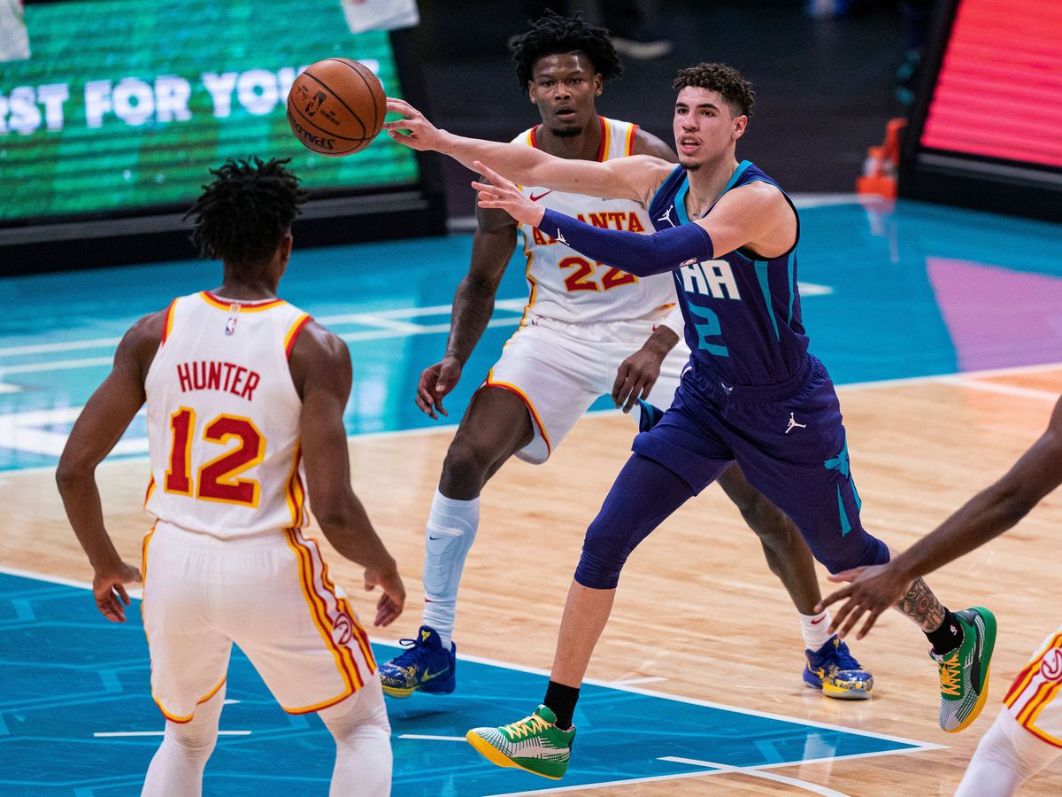 LaMelo Ball Leads Charlotte Over Atlanta With Historic Triple Double ...