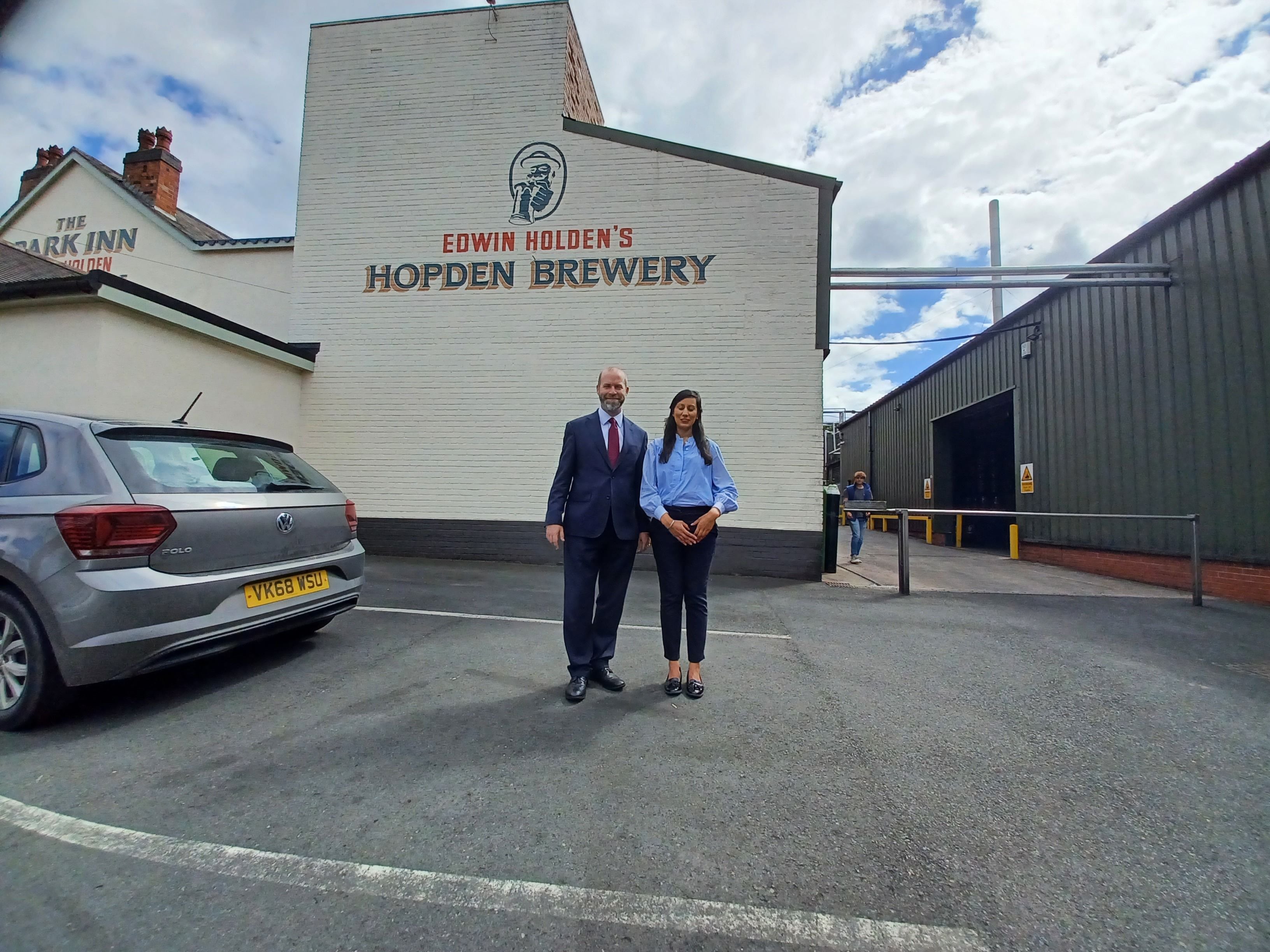 Labour's business chief raises a glass to Black Country brewery