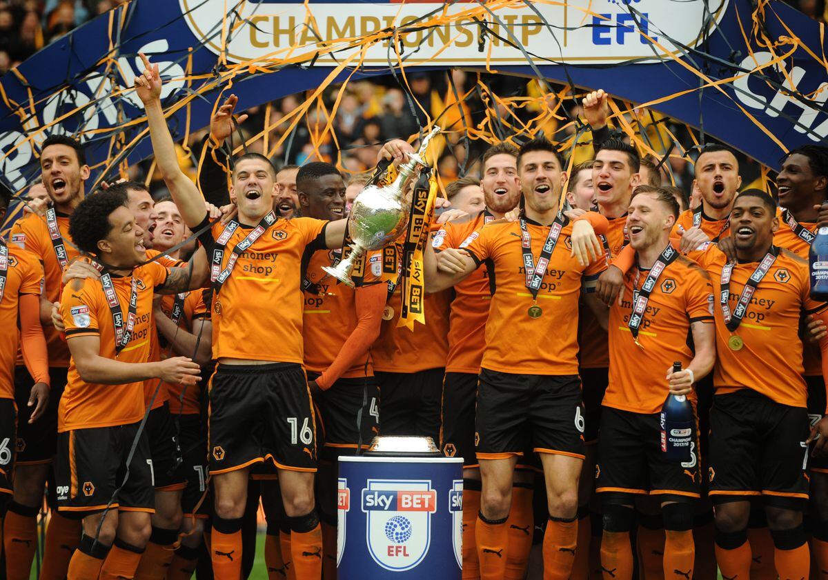 We are the champions! Wolves fans join Nuno's stars to celebrate title