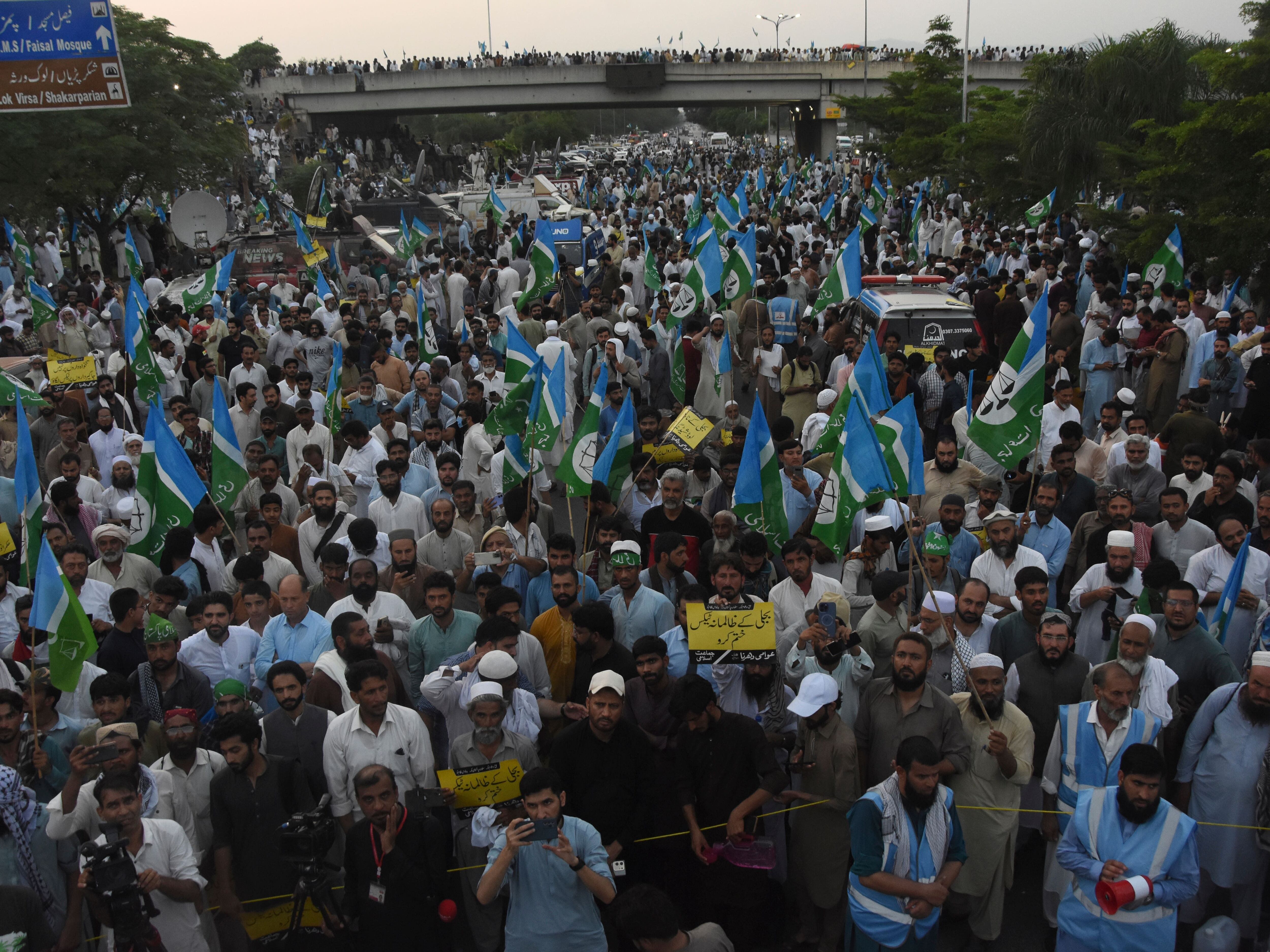 Skyrocketing power bills spark protests near Pakistan’s capital