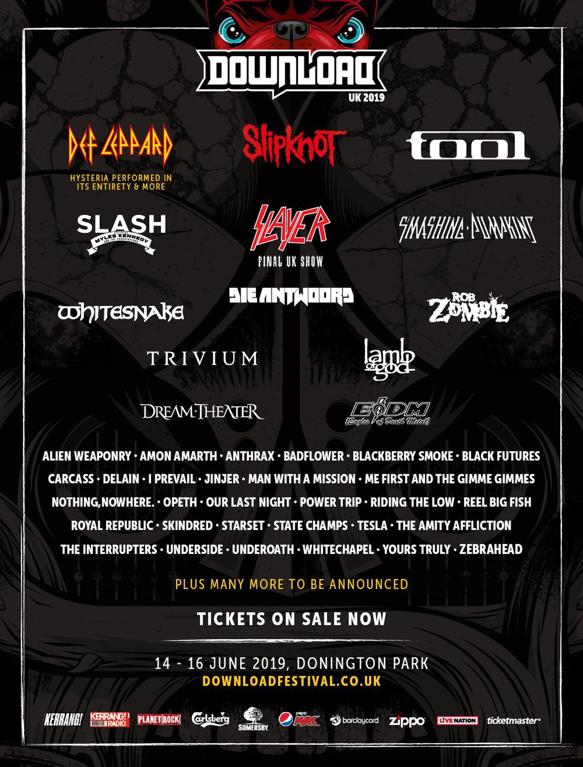 Download Festival 19 Smashing Pumpkins Slayer Lamb Of God And More Announced Express Star