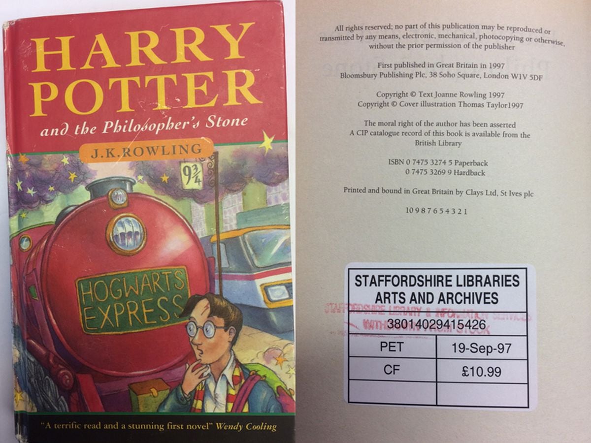 Harry Potter Book Bought For £1 Near Stafford Set To Sell For £20,000 ...