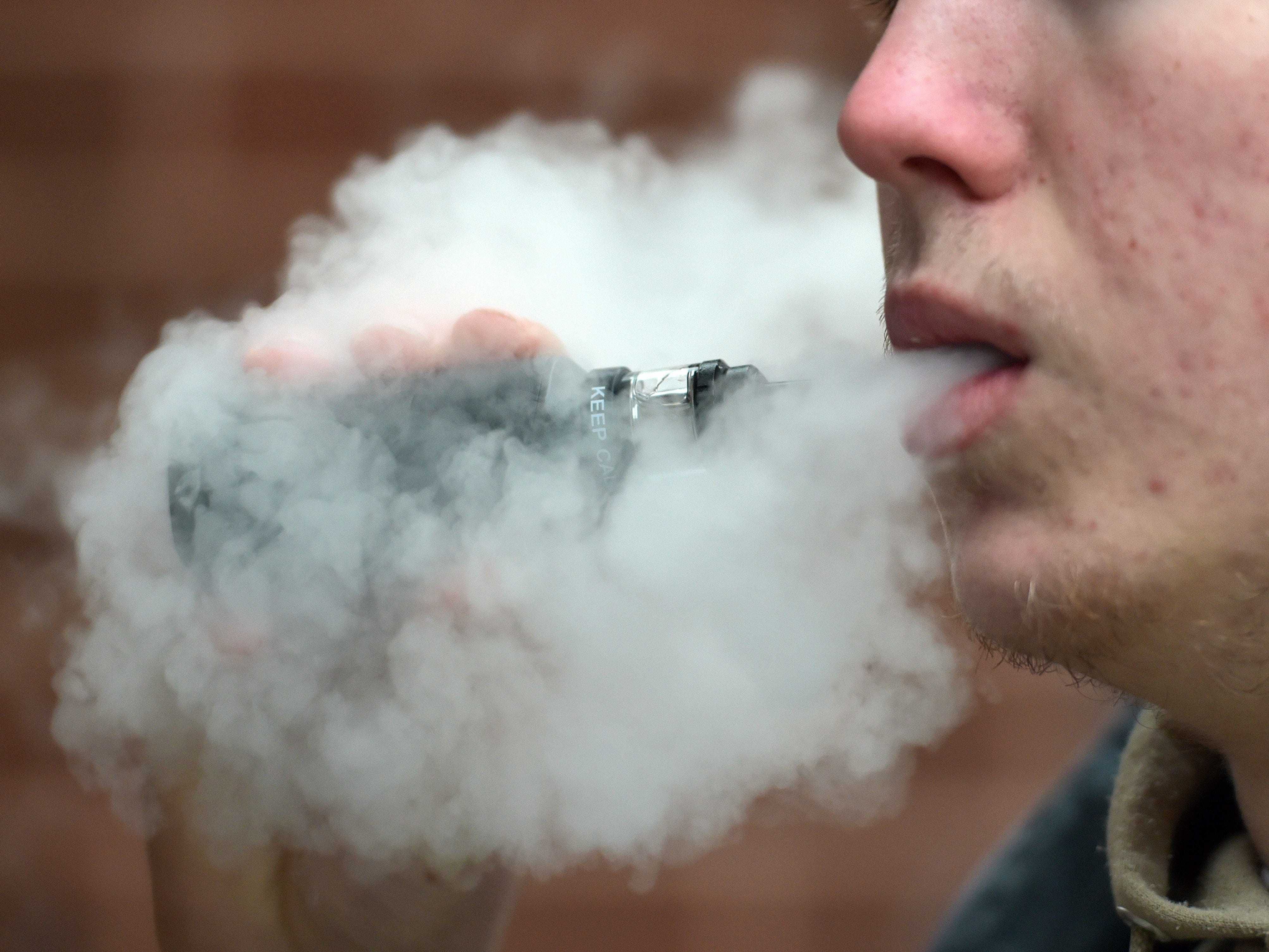 ‘Steep rise’ in young adults vaping for longer than six months
