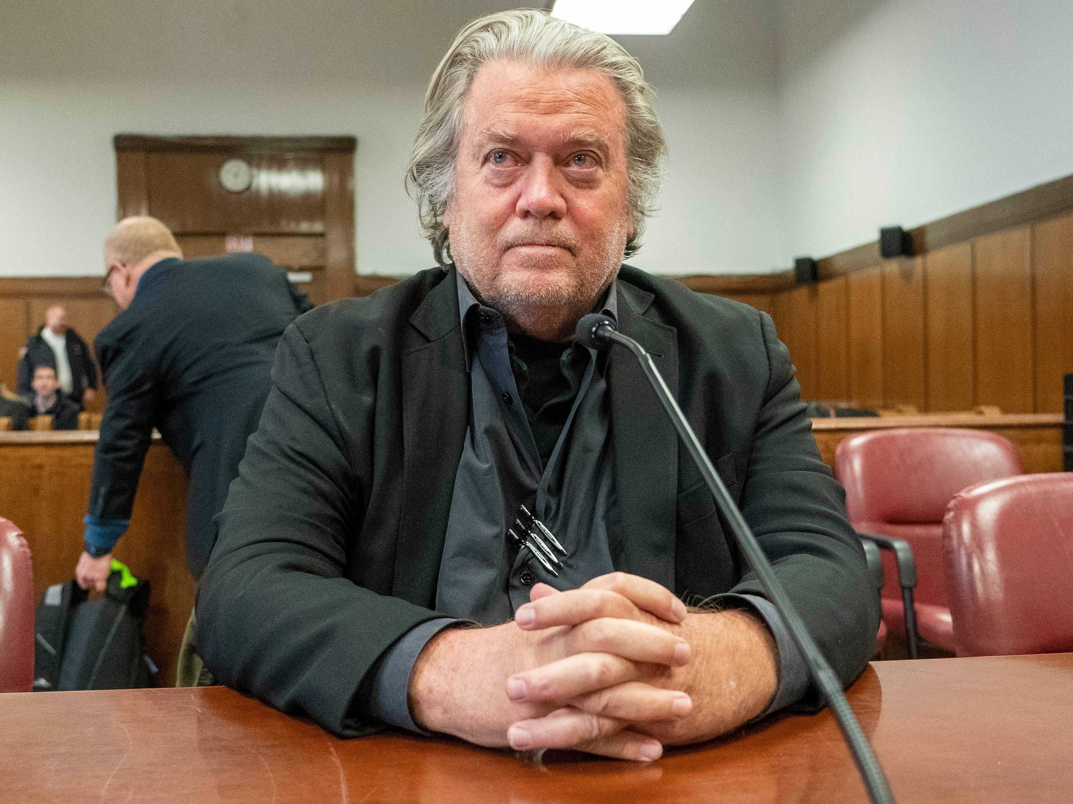 Steve Bannon scheduled to serve four-month sentence for contempt