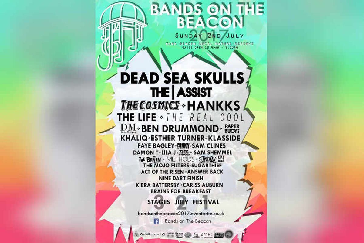 Bands on the Beacon festival coming to Walsall | Express & Star