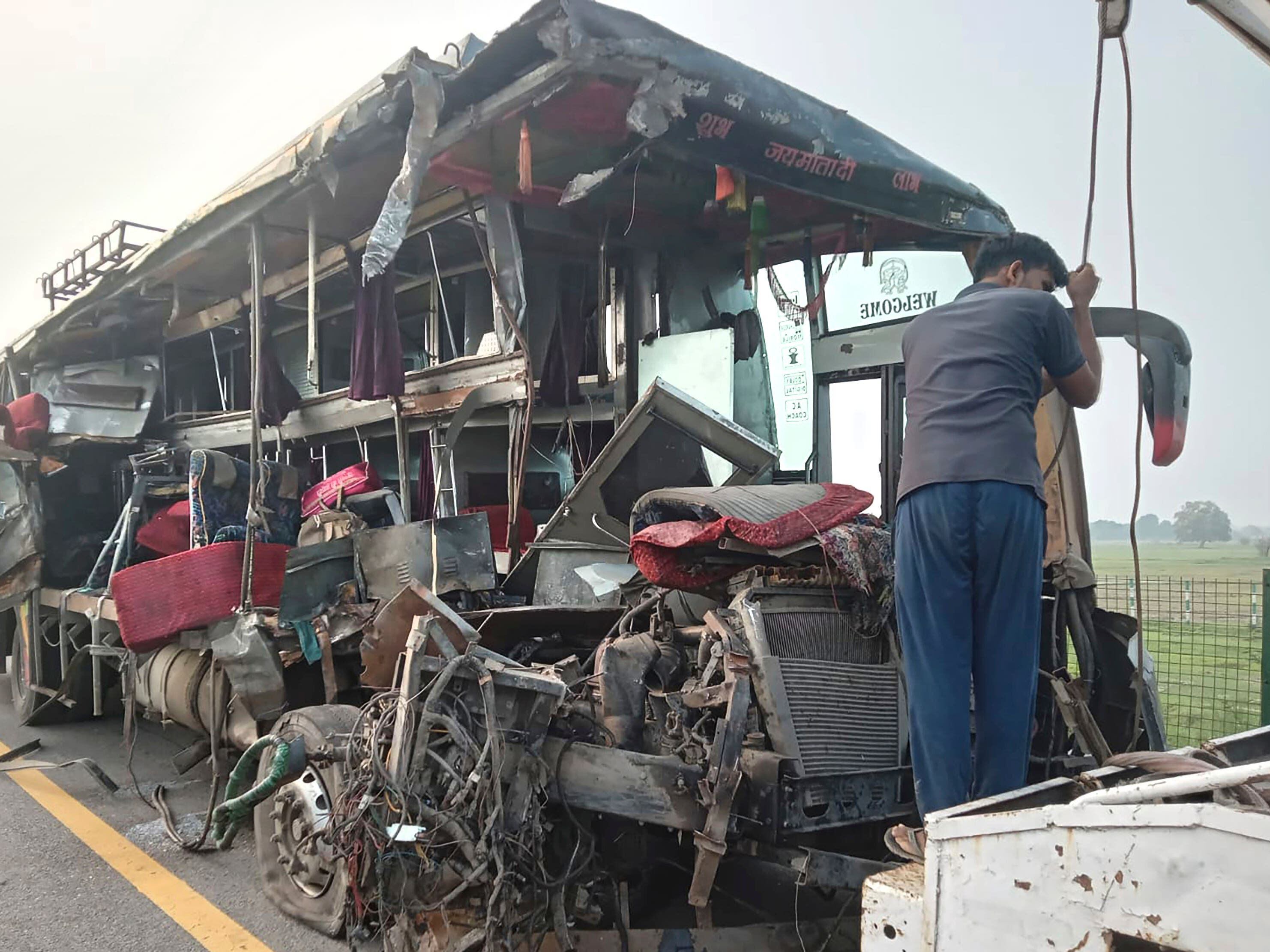 At least 18 dead in double-decker bus crash in northern India