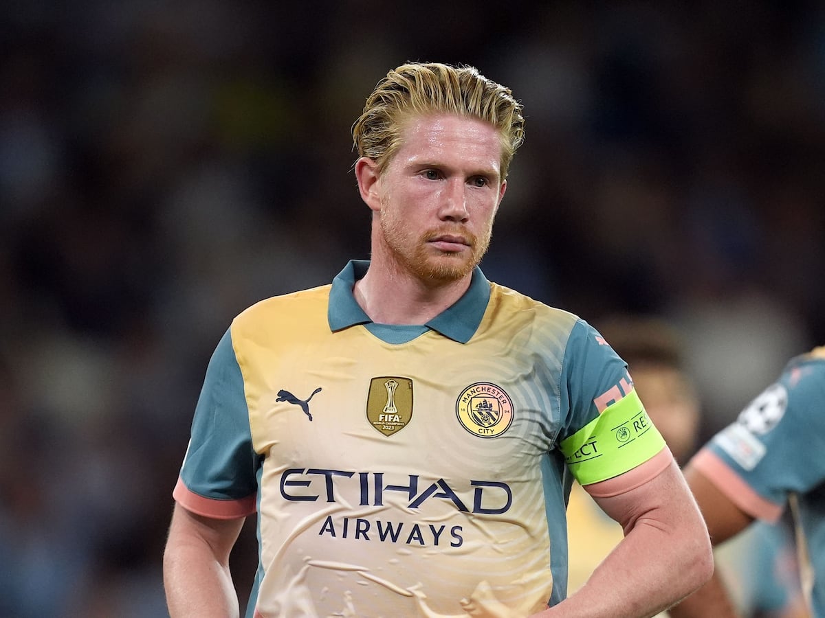 Kevin De Bruyne a doubt to face Arsenal after frustrating night for Man City