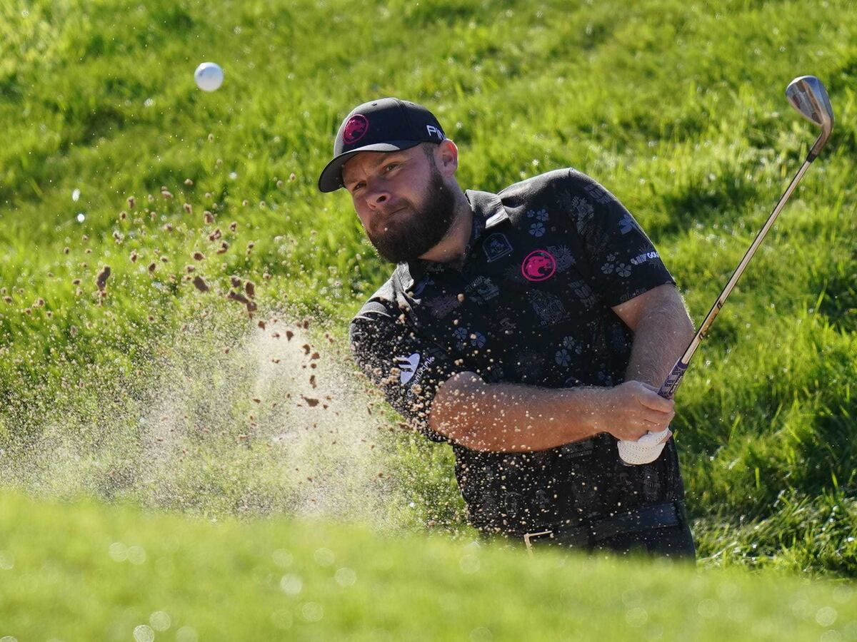 Pre-tournament favourite Tyrrell Hatton holds halfway lead at British Masters