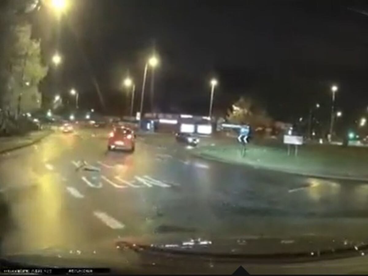 Watch: Police looking at footage of Great Barr crash as car flies over ...