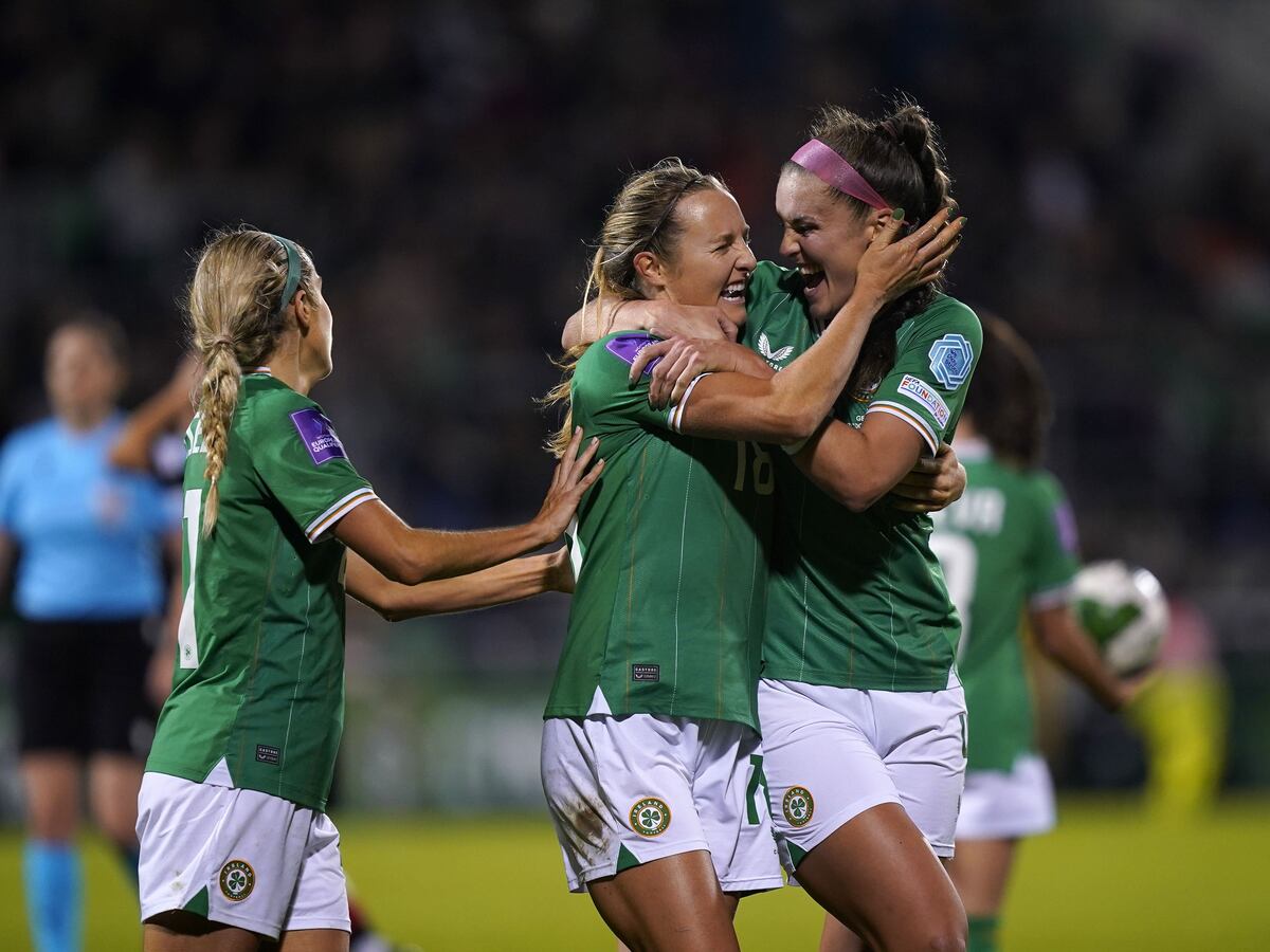 Republic of Ireland book play-off final clash with Wales after thumping Georgia