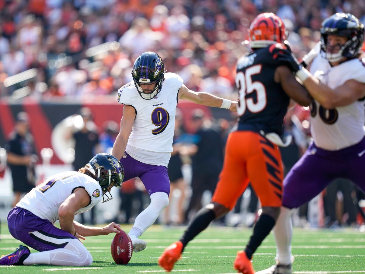 Justin Tucker’s field goal helps Baltimore Ravens beat Cincinnati Bengals