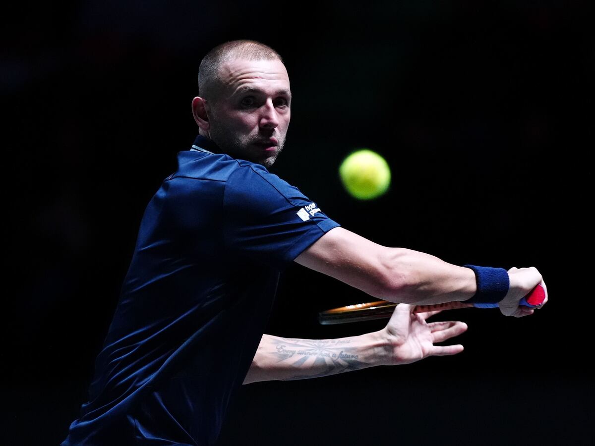 Great Britain’s Davis Cup quarter-final hopes over after Dan Evans defeat