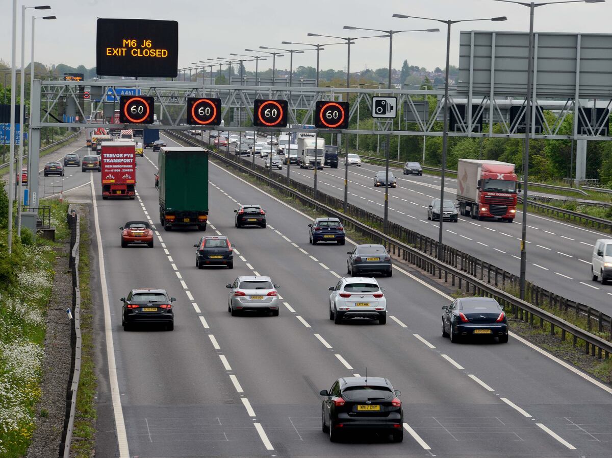 All the National Highways M6 road closures and diversions between ...