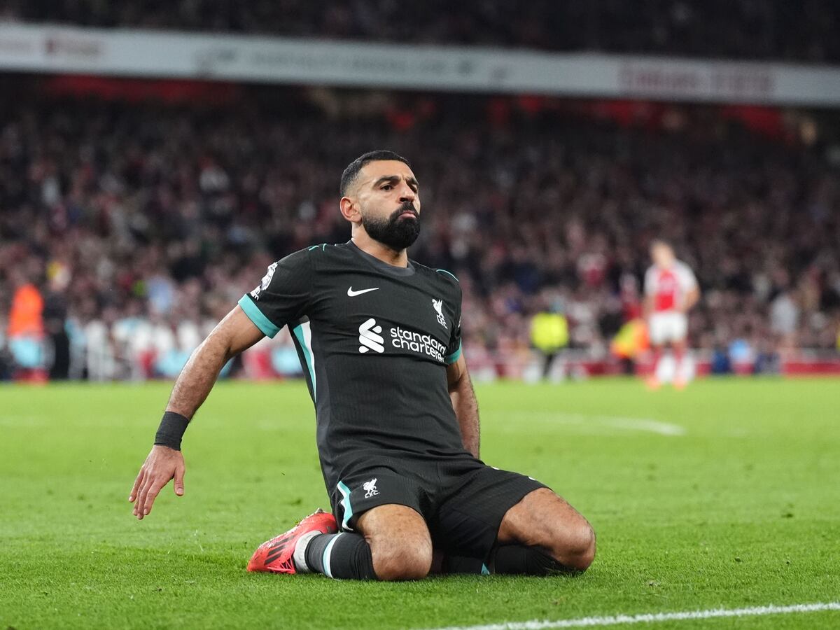 Mohamed Salah equaliser denies Arsenal victory against title rivals Liverpool