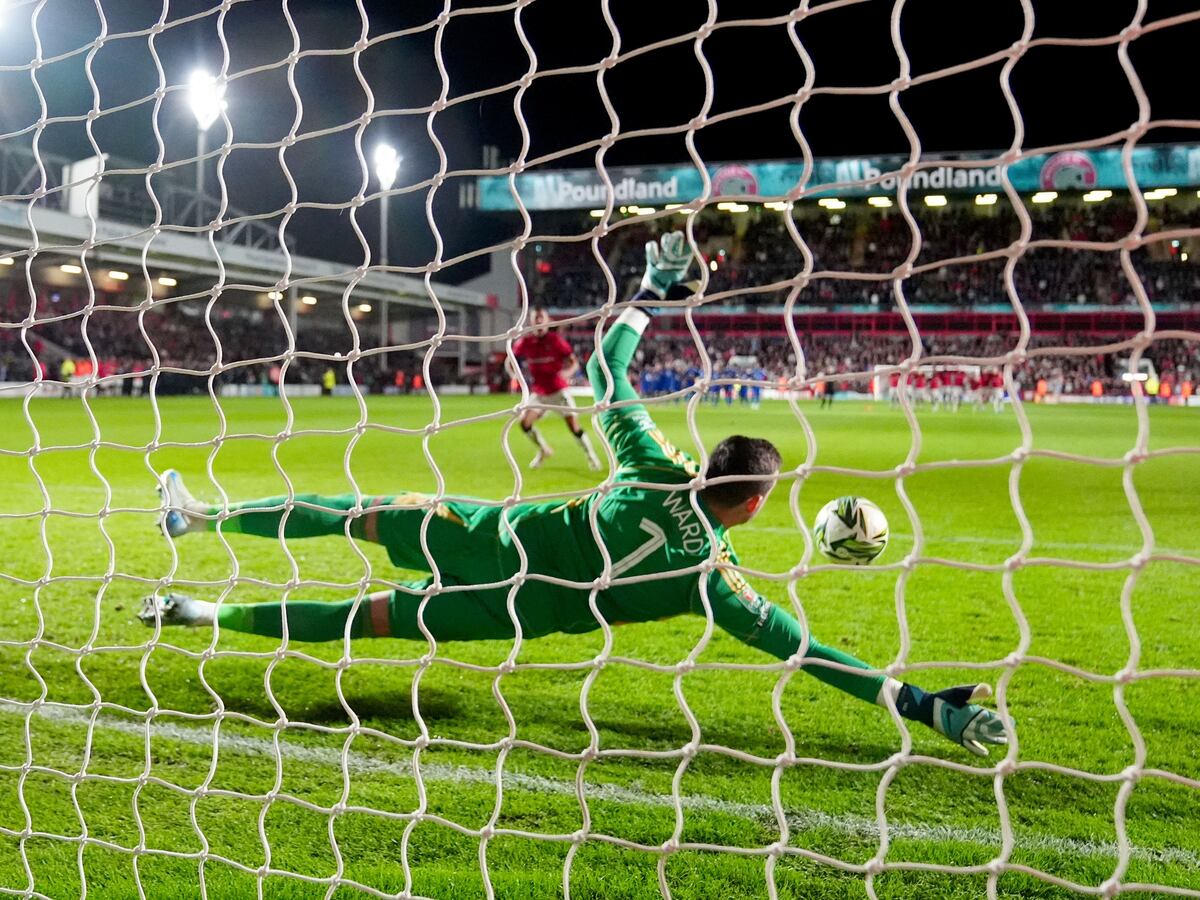 Danny Ward the hero with three penalty saves to dig Leicester out of hole