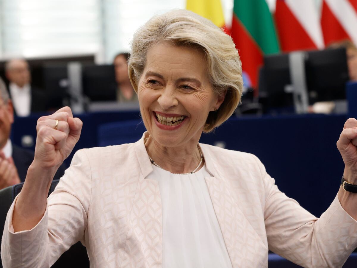 Ursula von der Leyen re-elected to second term as European Commission president