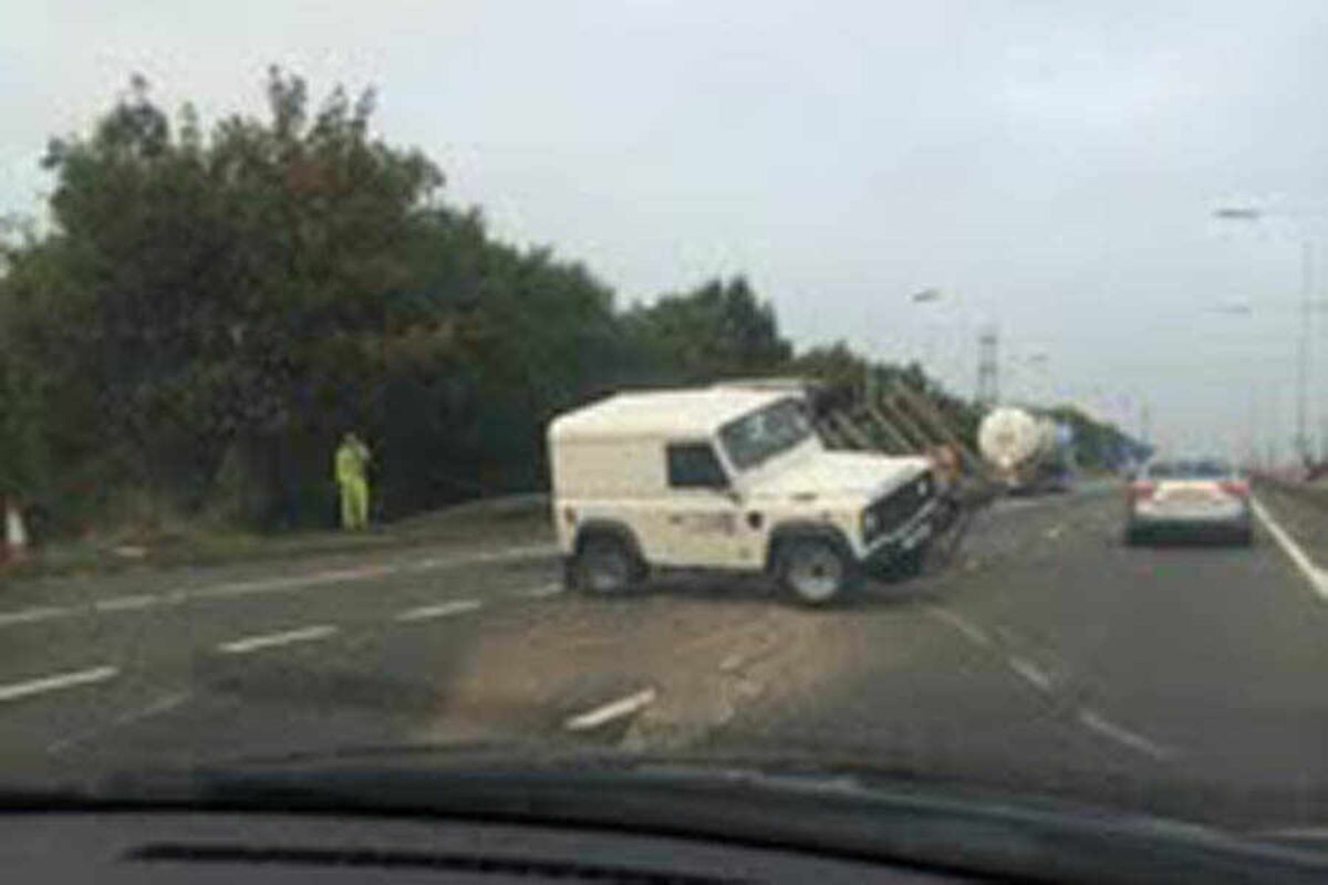 Delays On The M54 After Two Vehicle Collision Express And Star