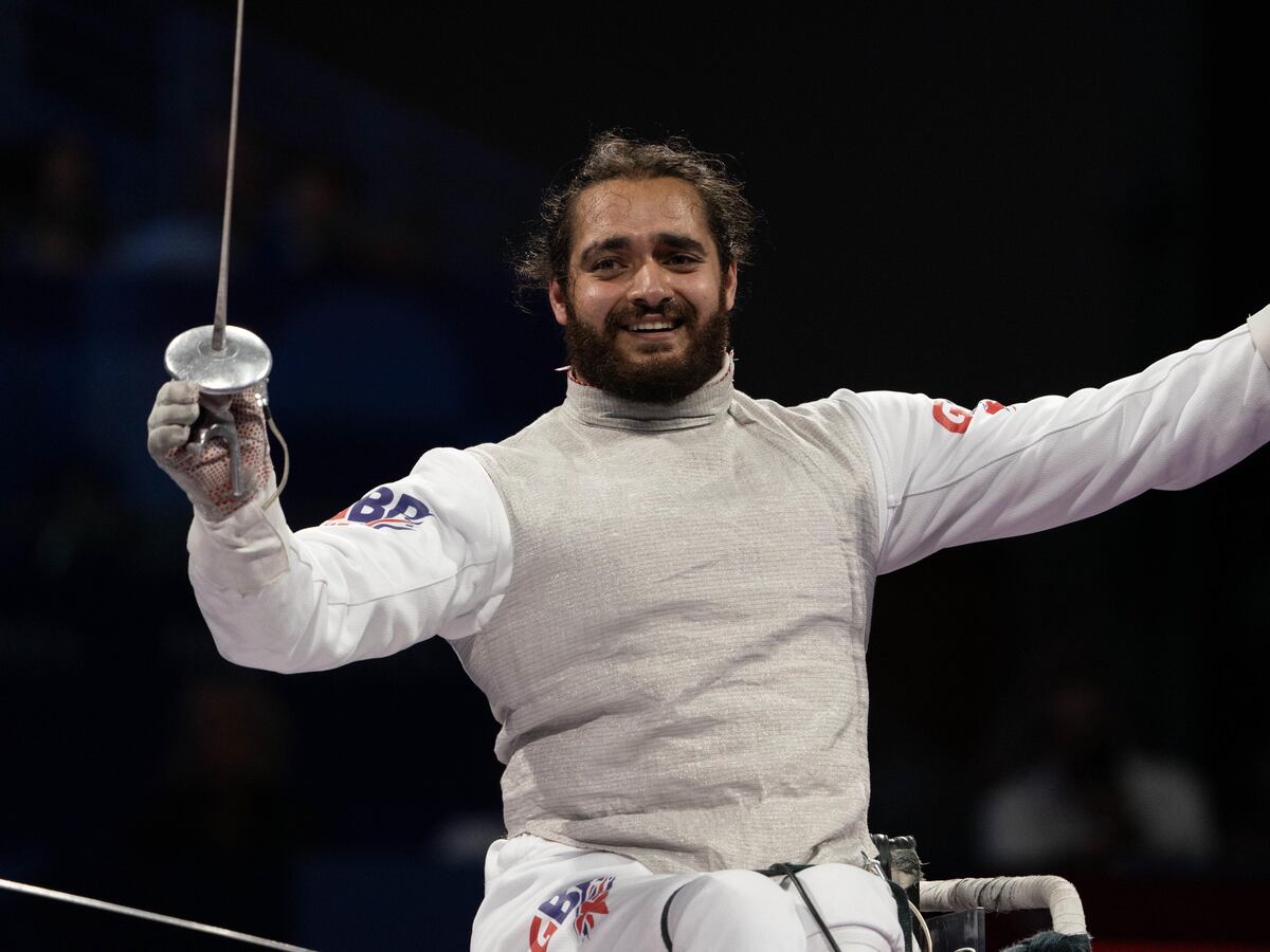 Britain’s Dimitri Coutya wins Paralympic wheelchair fencing gold