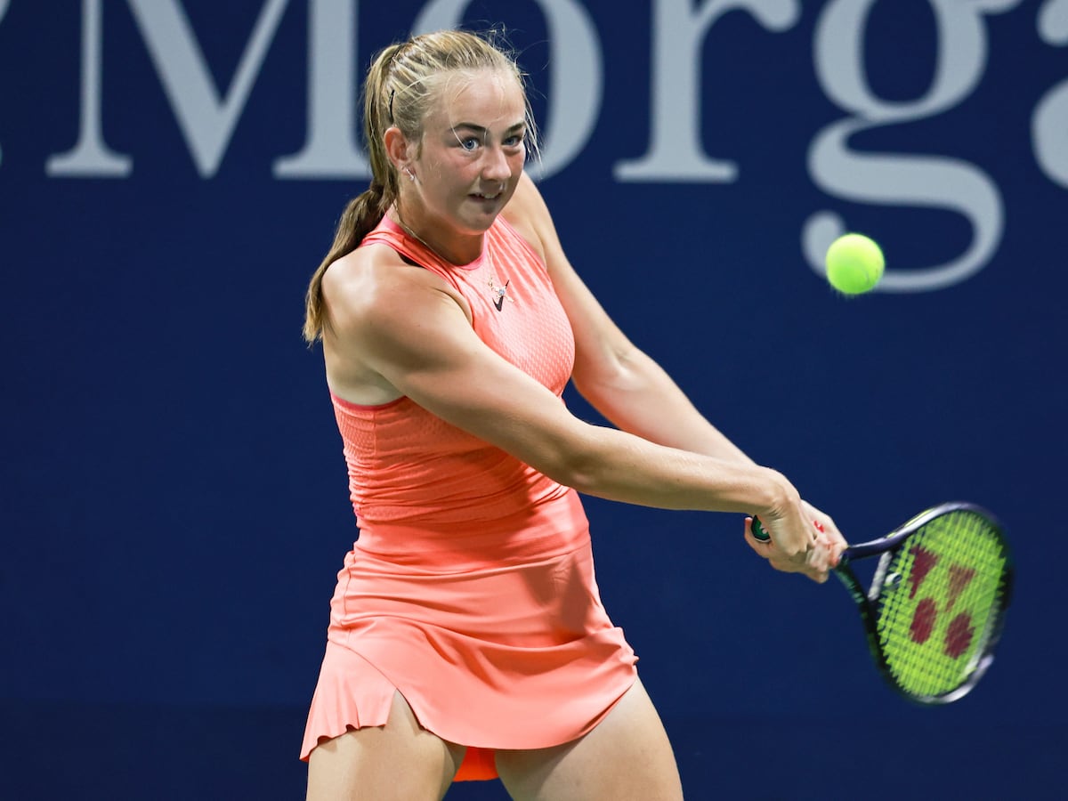 Britain’s rising star Mika Stojsavljevic reaches US Open girls’ final