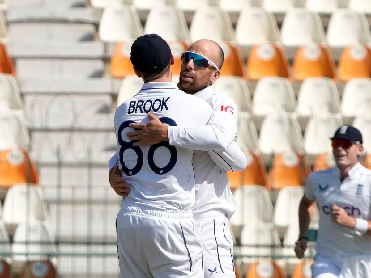 Jack Leach gives England early joy before Pakistan recovery