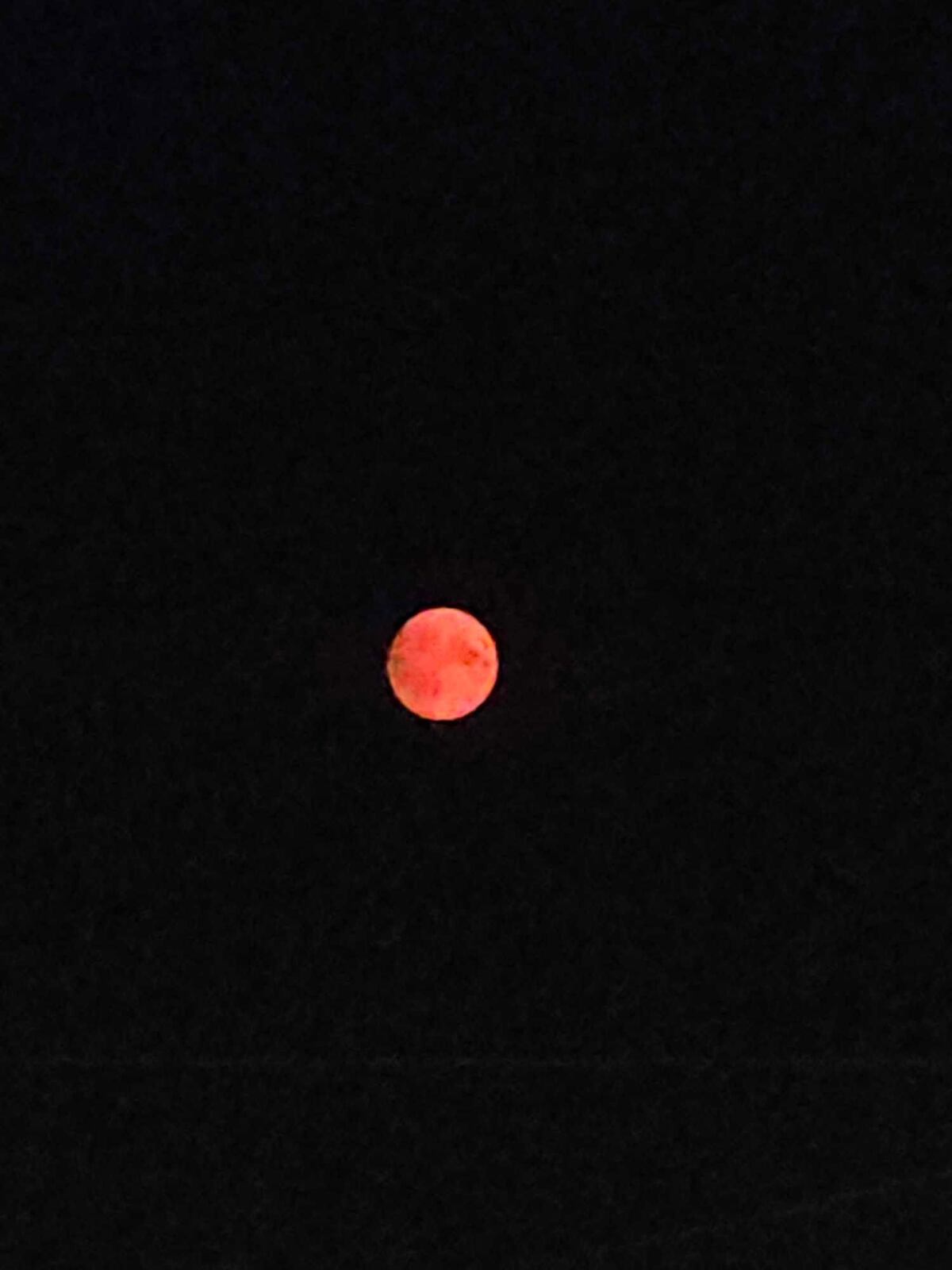 Stunning Orange Moon captured by West Midlanders ahead of rare Super