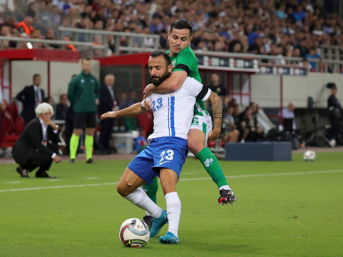 Caoimhin Kelleher makes late error as Ireland slip to defeat in Greece