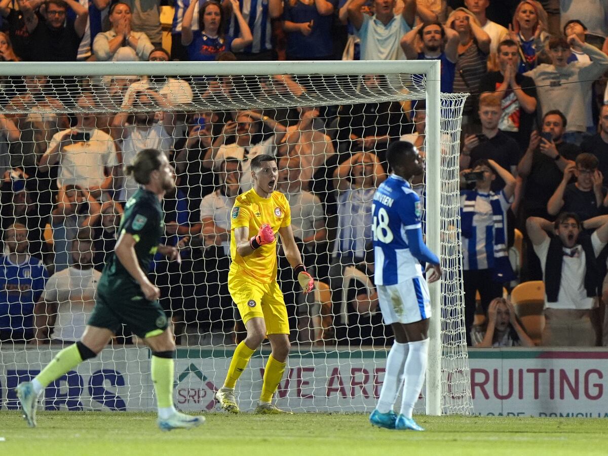 Hakon Valdimarsson saves last-minute penalty as Brentford beats Colchester