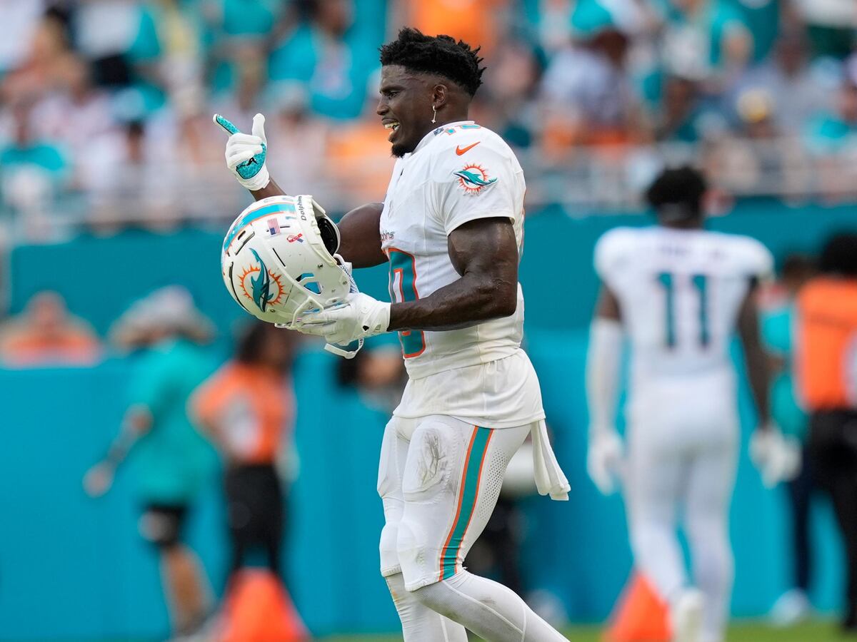 Tyreek Hill in spotlight on and off field as Miami fight back to beat Jaguars