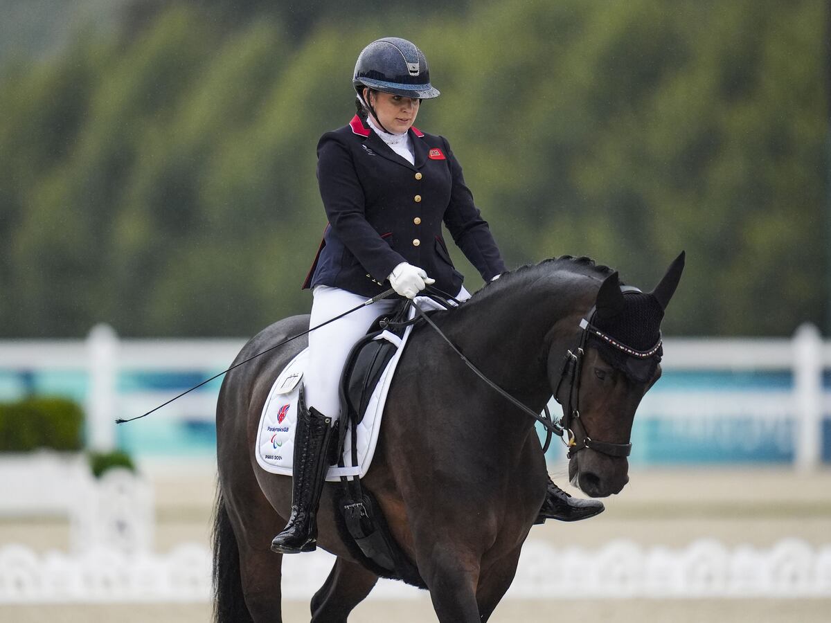 Natasha Baker hails ‘practically perfect’ horse after winning dressage bronze