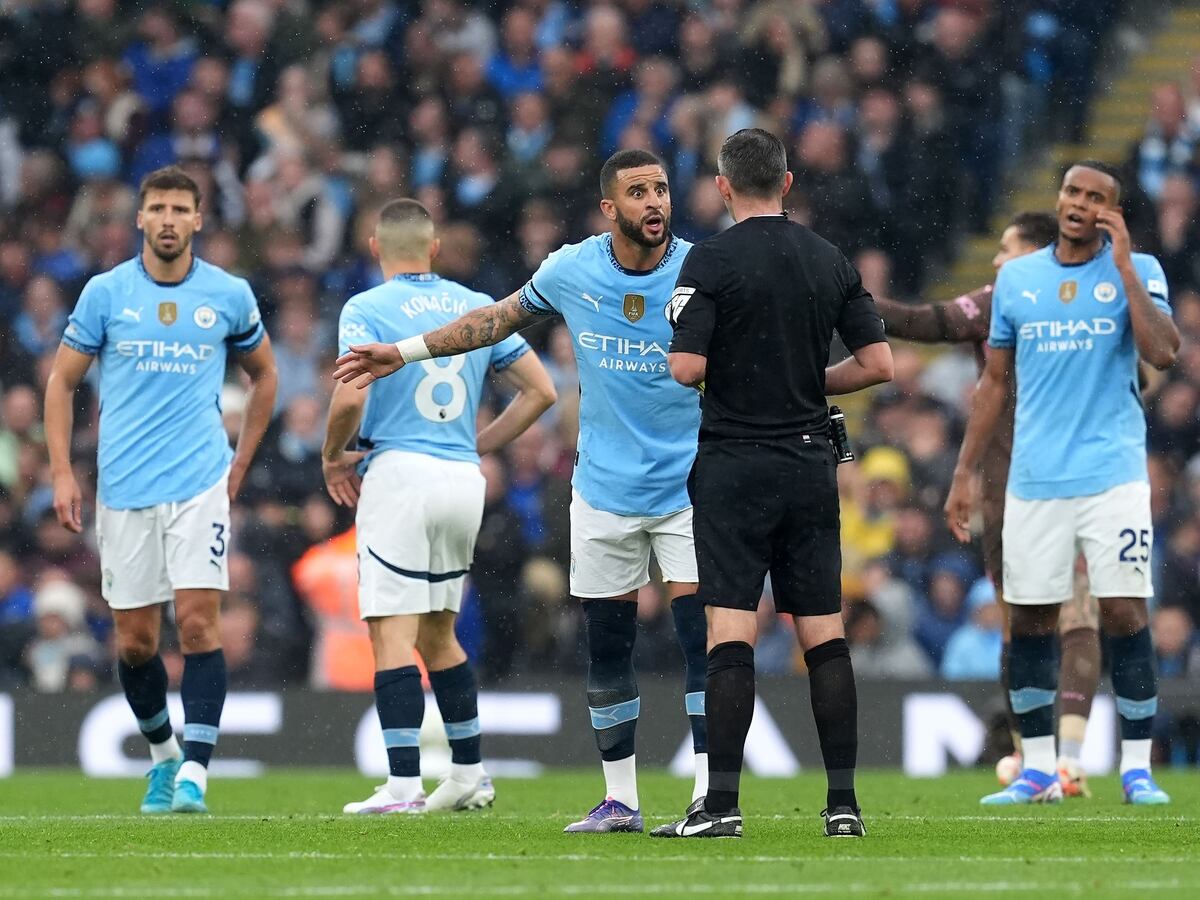 Kyle Walker explains frustration with ref Michael Oliver over Arsenal equaliser