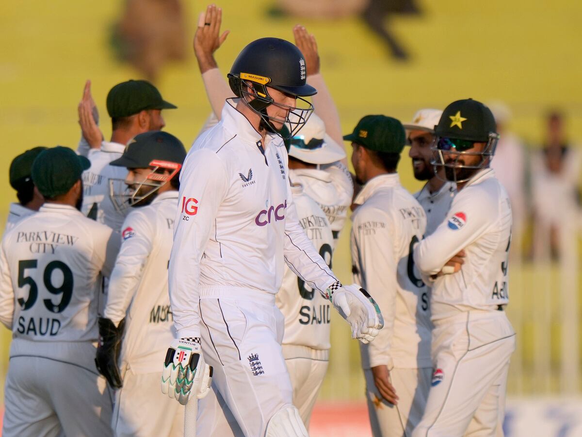 England heading towards series defeat in Pakistan after Saud Shakeel ton