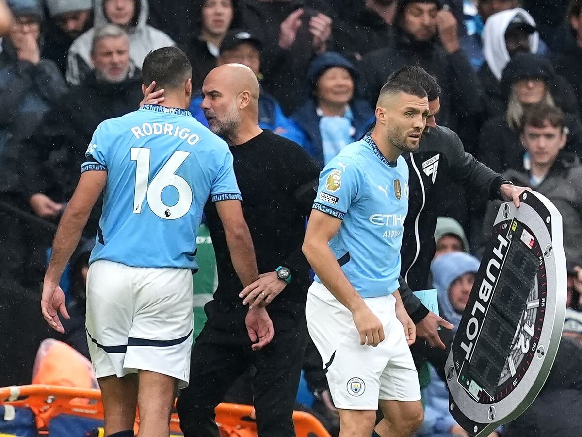 Man City confirm Rodri suffered right knee ligament injury in Arsenal clash