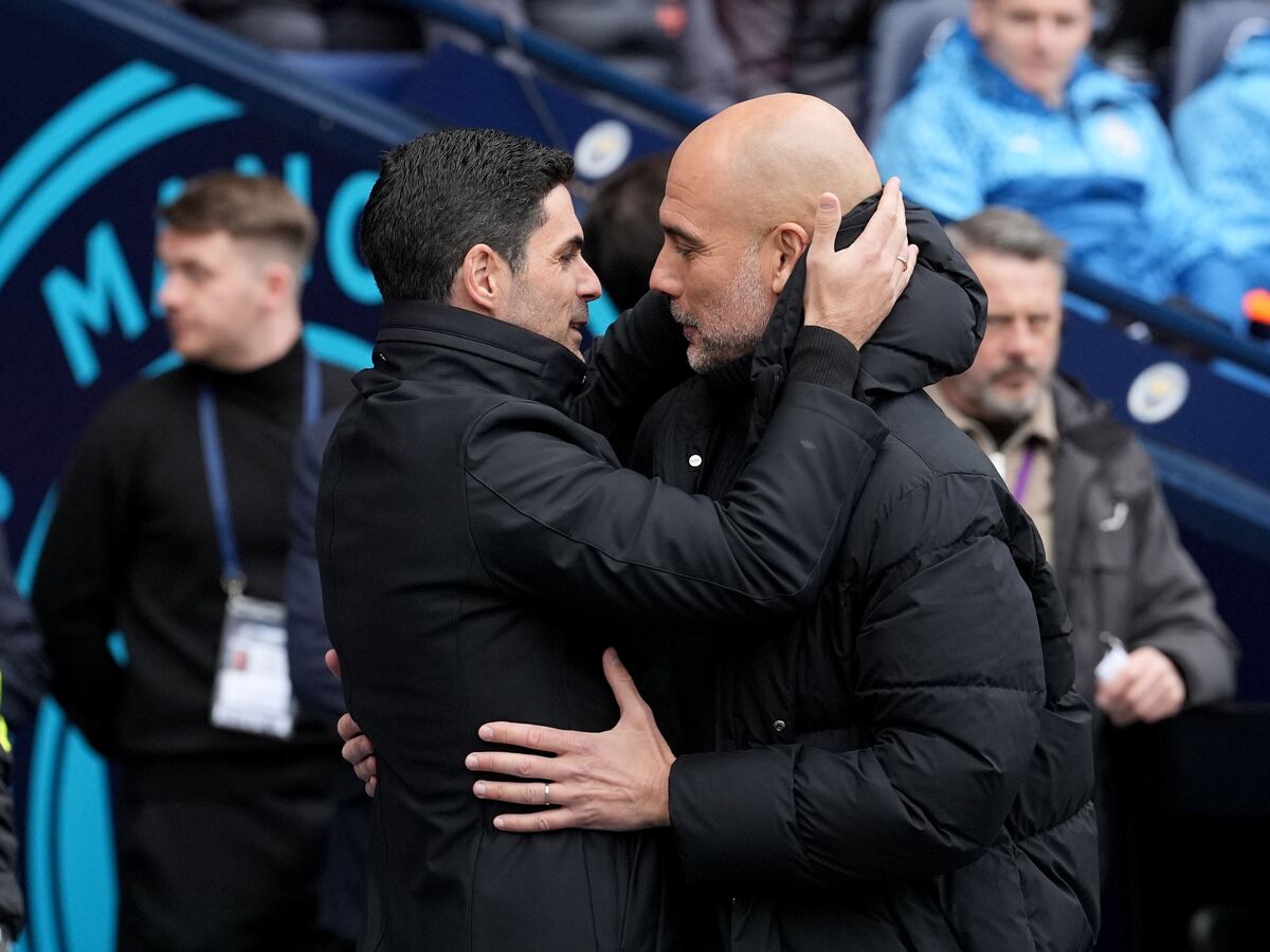 The relationship with Mikel Arteta ‘doesn’t change’, says Pep Guardiola