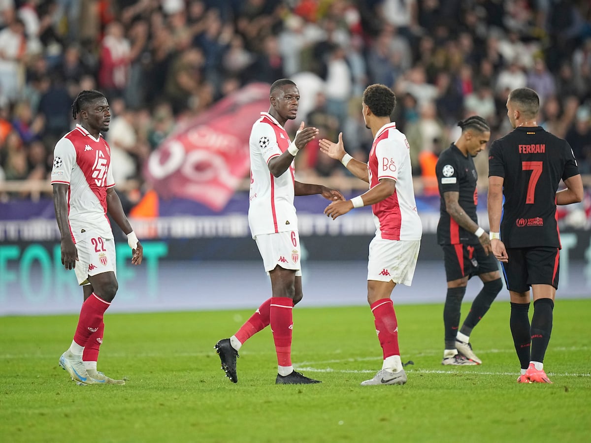 Monaco shock Barcelona as Bayer Leverkusen thrash Feyenoord