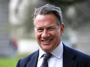 A close-up of a smiling Michael Portillo