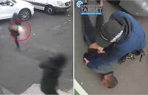 The footage shows Mohammed Islam brandishing and firing the firearm and then being arrested. Photo: West Midlands Police