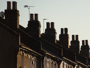 UK houses in a row