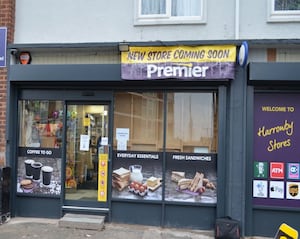 Part of the new shop front 