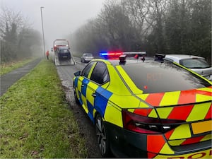 All of the vehicles were being driven without insurance or licences