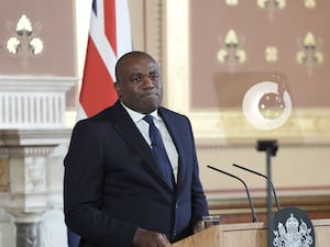 Foreign Secretary David Lammy delivers a speech at the Foreign, Commonwealth and Development Office (FCDO) in London